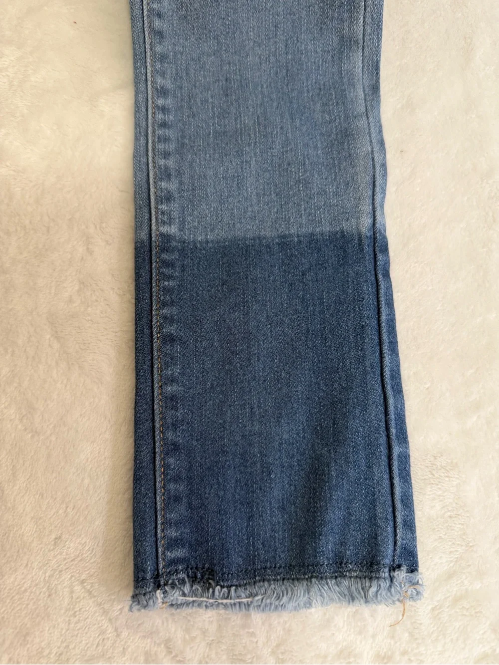 Old Navy Ballerina Jeggings Blue Youth Distressed Two-Tone Size 14